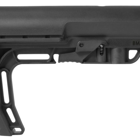 Mission First Tactical BMSMIL Battlelink Minimalist Stock Collapsible Black Synthetic for  AR-15, M16, M4 with Mil-Spec Tube (Tube Not Included)