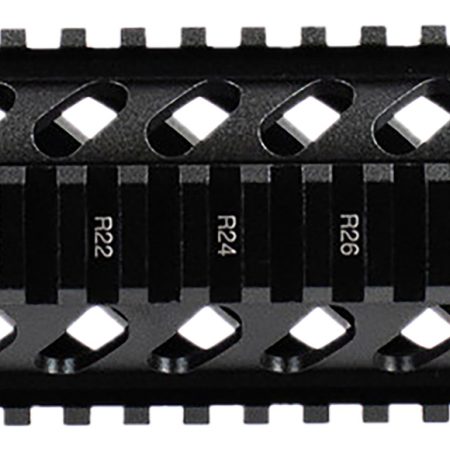 Aim Sports MT060 AR Handguard  7" Carbine & Free-Floating Style Made of Aluminum with Black Anodized Finish & Quad Rail