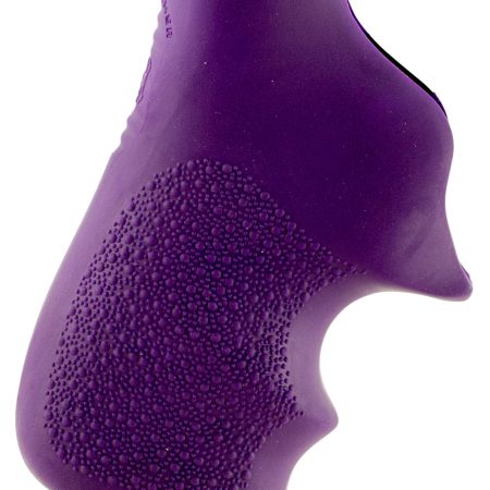 Hogue 78026 Tamer  Cushion Purple Rubber Grip with Finger Grooves for Ruger LCR, LCRx