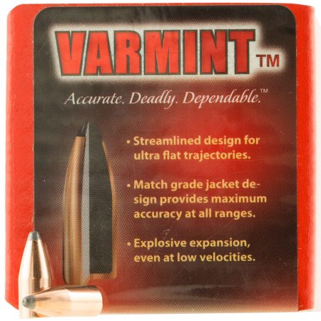Hornady 2230 Traditional Varmint 22 Cal .224 45 gr Round Nose 100 Per Box/ 40 Case