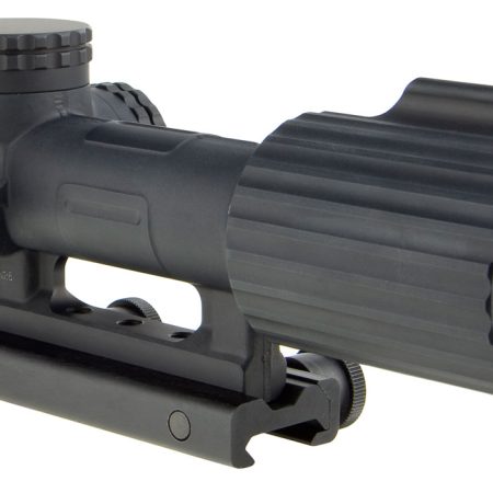 Trijicon 1600005 VCOG  Black Hardcoat Anodized 1-6x 24mm LED Illuminated Red Horseshoe Dot w/Crosshair 308 175gr Reticle