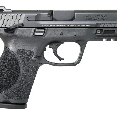 Smith & Wesson LE 11677 M&P 9 M2.0 Compact 9mm Luger Double 4" TS 15+1 Black Interchangeable Backstrap Grip Black Polymer Frame Black Armornite Stainless Steel Slide