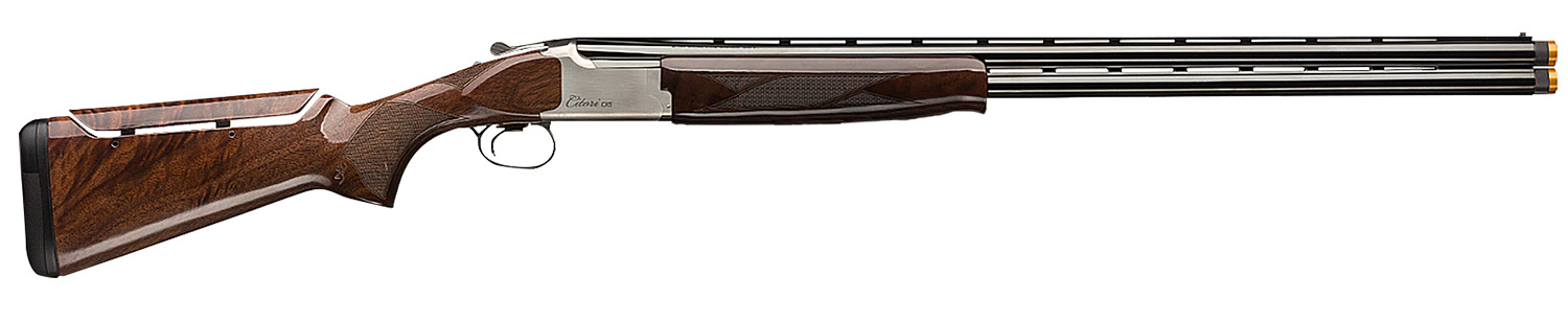 Browning 018149302 Citori CXS White 12 Gauge 32" Barrel 3" 2rd, Lightweight Profile Barrels, Silver Nitride Finished Receiver With CXS Logo, American Black Walnut Adjustable Comb Stock