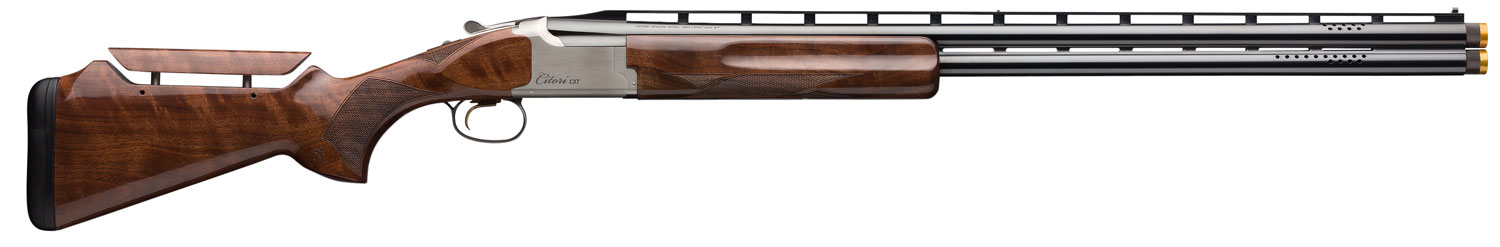 Browning 018182327 Citori CXT White 12 Gauge 32" Barrel 3" 2rd, Blued Steel Barrel, Silver Nitride Finished Receiver, American Black Walnut Monte Carlo Stock With Graco Adjustable Comb