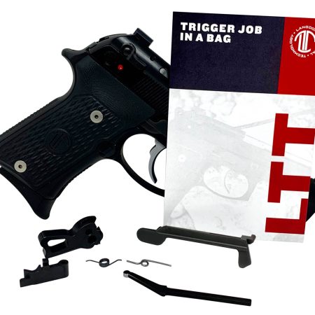 Langdon Tactical Tech LTTTJIBOP13 Trigger Job In A Bag  Black Curved Fits Beretta 92/96/M9 not A1 Right Hand