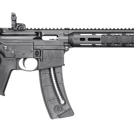 Smith & Wesson 10213 M&P15-22 Sport 22 LR Caliber with 25+1 Capacity, 16.50" Barrel, Matte Black Metal Finish & Adjustable Magpul MOE SL Black Stock Right Hand