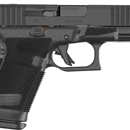 Glock P61950201 G19 Gen6 9mm Luger 10+1 4.02" Black GMB Barrel & Optic Ready/Serrated Slide, Black Polymer Frame w/Accessory Rail, Interchangeable Backstrap Grip, Ambidextrous