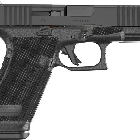 Glock P64550201 G45 Gen6 Crossover Frame 9mm Luger 10+1 4.02" Black GMB Barrel, Black nDLC Steel Optic Ready/Serrated Slide, Black Polymer Frame w/Accessory Rail, Interchangeable Backstrap Grip
