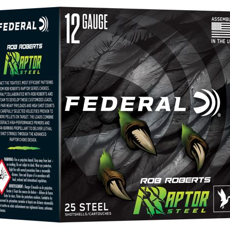 Federal RRS1384  Rob Roberts Raptor 12Gauge 3" 1 3/8oz 4Shot 25 Per Box/10 Case