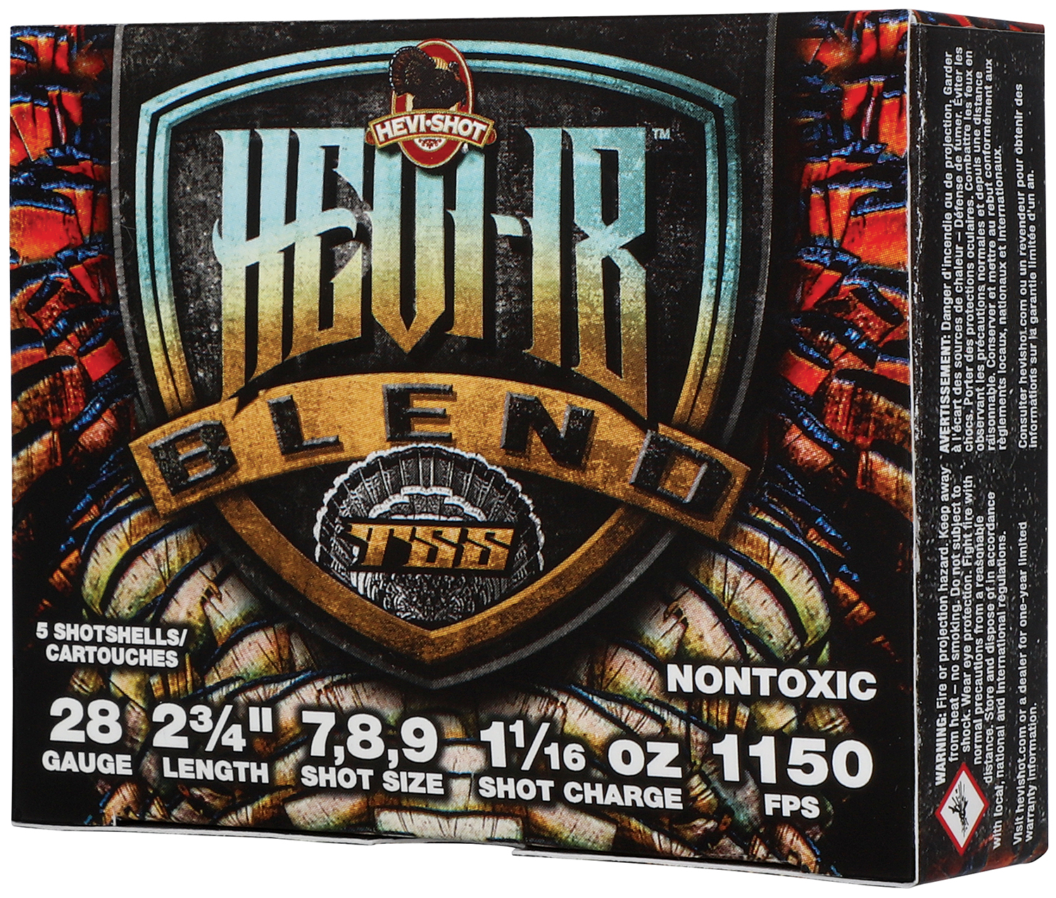 HEVI-Shot HS72979 HEVI-18 Blend 28Gauge 2.75" 1 1/16oz 7/8/9Shot