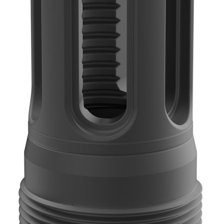 Breek Arms BRK4421 Sentinel Caged Plan B Black Nitride Steel 5/8"x24 Threads 30 Cal