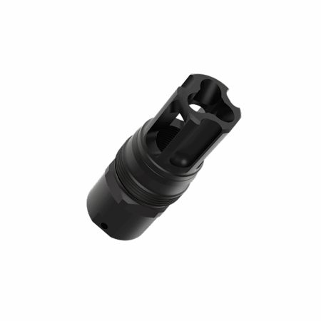 Liberty Precision Machine LPM-2005 Eclipse Pin & Weld Flash Hider Black Stainless Steel 1/2"x28 Threads 2.25"