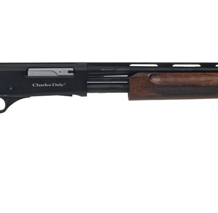 Charles Daly 930422 301 Field Full Size 410 Bore Pump 4+1 26" Black Vent Rib Barrel, Black Anodized Grooved Aluminum Receiver, Fixed Matte Black Synthetic Stock, Beretta/Benelli Mobil Choke System
