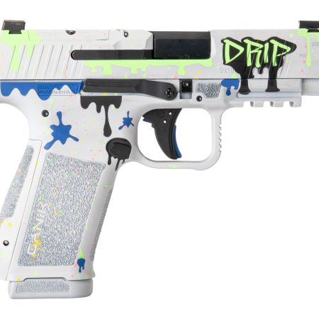 Canik HG7896DRW-N Mete MC9LS Signature Drip 9mm Luger 17+1 3.64" Optic Ready/Serrated Slide, Polymer Frame w/Picatinny Rail