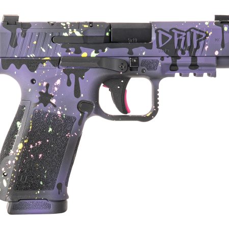 Canik HG7896DRP-N Mete MC9LS Signature Midnight Drip 9mm Luger 17+1 3.64" Optic Ready/Serrated Slide, Polymer Frame w/Picatinny Rail