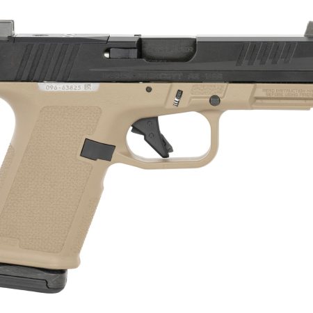 Ruger 19426 RXM 9mm Luger 15+1 4.50" Black FNC Nitride Barrel & Optic Ready/Serrated Slide, Flat Dark Earth Polymer Frame w/Accessory Rail, Textured Grip, RMSc/RMR/DeltaPoint Pro Footprint