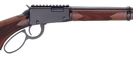 Henry H001PGH17H Sporter 17 HMR 12+1 18.50" Blued Threaded Barrel, Black Aluminum Receiver w/Picatinny Rail, American Walnut Fixed w/Pistol Grip Stock