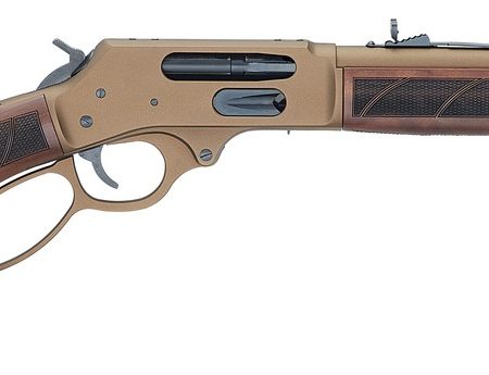 Henry H010XCW4570 Explorer Carbine 45-70 Gov 4+1 16.50" Burnt Bronze Cerakote Threaded Barrel, Burnt Bronze Cerakote Steel Drilled & Tapped Receiver, American Walnut Fixed w/Pistol Grip Stock