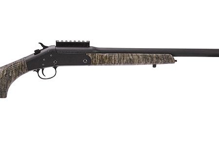 Stevens  301 Turkey Compact 410 Gauge Break Open 3" 1rd Matte Black Single Shot Barrel & Receiver, Mossy Oak Bottomland Synthetic Stock