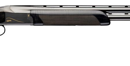 Browning 0184193003 Citori 825 Noir Sporting Break Open 3" 2rd 30" Matte Blued Over/Under Vent Rib Barrel, Silver Nitride w/Gold Accent Steel Receiver, Fixed AAA Dark Maple Wood Stock, Right Hand