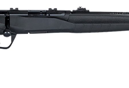 Savage Arms 70200 B Series F Full Size 22 LR 10+1 21" Matte Black Button Rifled Barrel, Matte Black Drilled & Tapped Carbon Steel Receiver, Matte Black Fixed Synthetic Stock, Right Hand