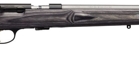 Browning 025236204 T-Bolt Target/Varmint SR 22 WMR 10+1 22" Threaded Varmint Barrel, Polished Blued Steel Receiver, Satin Gray Laminate Stock, Pachmayr Decelerator Recoil Pad, Optics Ready
