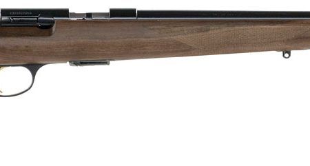 Browning 025175204 T-Bolt Sporter 22 WMR 10+1 22" Barrel, Polished Blued Steel Receiver, Satin Black Walnut Stock, Plastic Butt Plate, Optics Ready