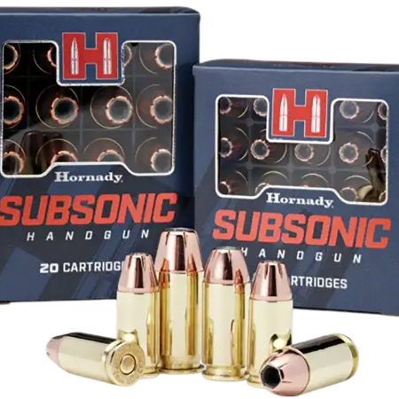 Hornady 90971 Subsonic Handgun 45ACP 230gr Hornady XTP Subsonic 20 Per Box/10 Case