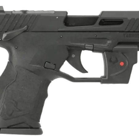 Taurus 1-TX22131VL TX22C  Compact Frame 22 LR 13+1 SAO 3.60" Matte Black Steel Threaded Barrel, Black Anodized Optic Ready/Serrated Slide, Black Polymer Frame w/Picatinny Rail, Viridian Laser