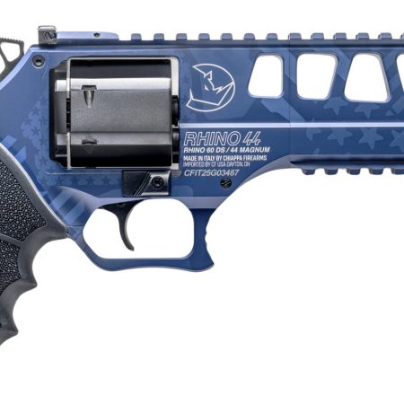 Chiappa Firearms 340349 Rhino 60DS Limited Edition L Frame 44 Mag 6 Shot 6" Navy Blue Navy Blue Cylinder Navy Blue Alloy Frame Hogue Grip