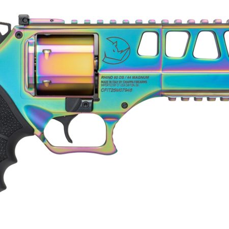 Chiappa Firearms 340356 Rhino 60DS L Frame 44 Mag 6 Shot 6" Nebula PVD Steel Barrel & Cylinder, Nebula PVD Alloy Frame, Nebula Wood Grip