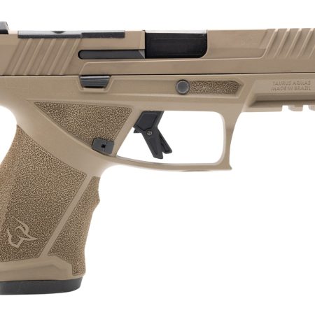 Taurus  TX 9  Compact 9mm Luger 15+1 4" Black Barrel, Flat Dark Earth Alloy Steel Optic Ready/Serrated Slide, Flat Dark Earth Stainless Steel Frame w/Picatinny Rail, Interchangeable Backstrap Grip