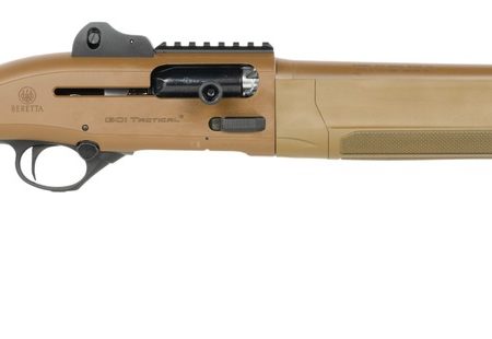 Beretta USA SPEC0786A 1301 Mod2 Tactical 12 Gauge Semi-Auto 3" 7+1 18.50" Flat Dark Earth Steel Barrel, Flat Dark Earth Cerakote Picatinny Rail Receiver, M-LOK Handguards, Flat Dark Earth Fixed Synthe