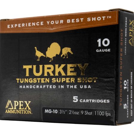 APEX AMMO MG10-9     10G 3.5  2-1/2 9