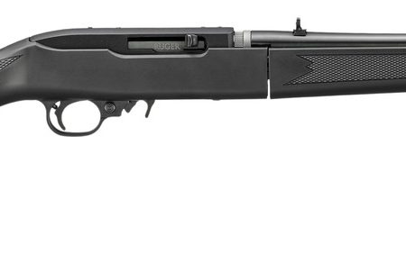 Ruger 32011 10/22 Takedown 22 LR 10+1 16.40" Satin Black Alloy Steel Threaded Barrel & Receiver w/Scope Rail, Black Fixed Synthetic Stock