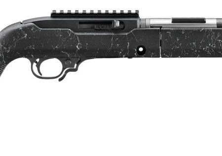 Ruger 32034 10/22 Carbon Fiber Takedown 22 LR 10+1 16.10" Carbon Fiber Threaded Barrel, Black Receiver w/Scope Rail, Textured Black w/White Specks Magpul X-22 Backpacker Synthetic Stock
