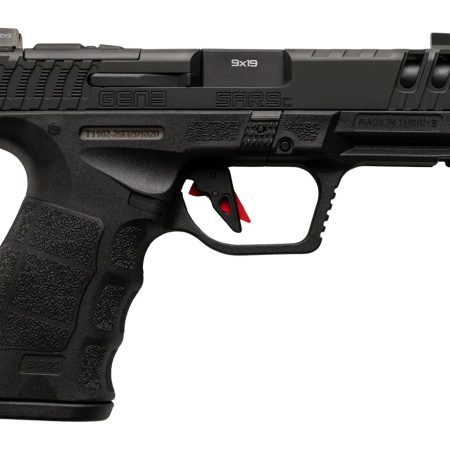 SAR USA SAR9CG3BL10    SAR9 9MM 10+10 COMPACT BLK