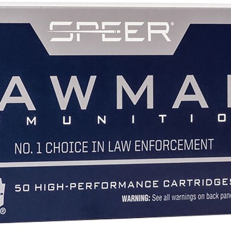 Speer 53824 Lawman Training Clean-Fire 9mmLuger 124gr Total Metal Jacket Round Nose 50 Per Box/20 Case