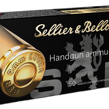 Sellier & Bellot SB9B Handgun  9mmLuger 124gr Full Metal Jacket 50 Per Box/20 Case