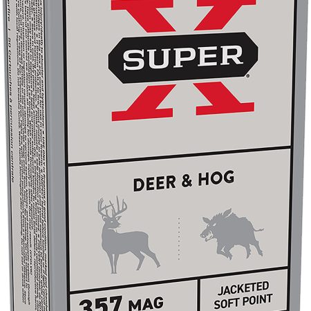 Winchester Ammo X3575P Super X 357Mag 158gr Jacketed Soft Point 50 Per Box/10 Case