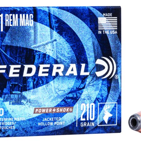 Federal C41A Power-Shok Handgun 41RemMag 210gr Jacketed Hollow Point 20 Per Box/25 Case