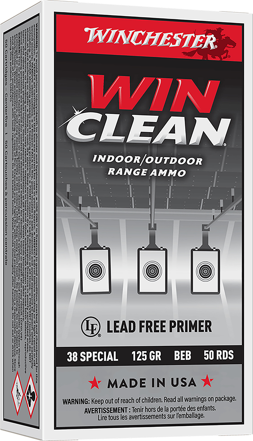 Winchester Ammo WC381 Super X 38Special 125gr Winclean Brass Enclosed Base 50 Per Box/10 Case