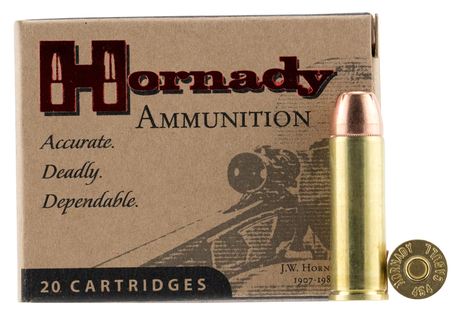Hornady 9148 Custom 454Casull 240gr Hornady XTP Mag 20 Per Box/10 Case