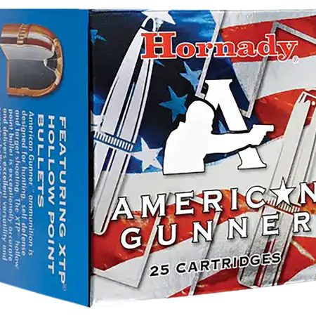 Hornady 90104 American Gunner 380ACP 90gr Hornady XTP Hollow Point 25 Per Box/10 Case