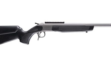 CVA CR4447S Scout Takedown 338 ARC Stainless Threaded Barrel & Receiver w/DuraSight Rail, Black Synthetic Stock
