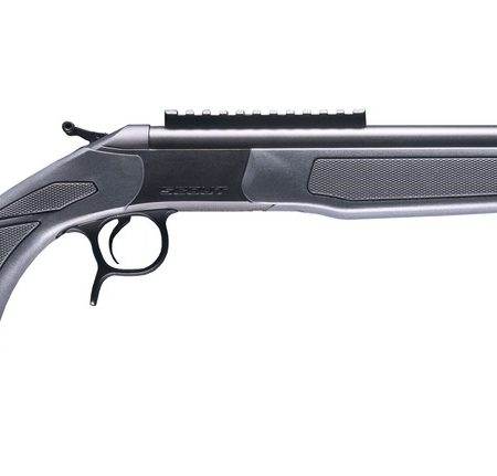 CVA CR4450 Scout  22 ARC 1rd 16.50" Matte Blued Threaded Barrel & Receiver w/DuraSight Rail, Stealth Gray Synthetic Stock