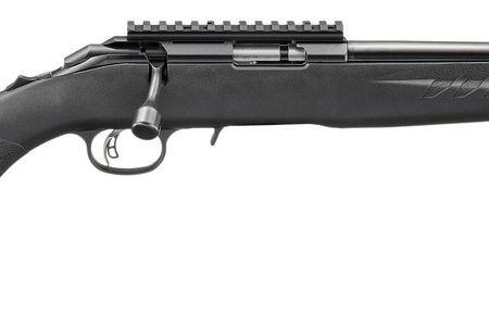 Ruger  American  17 HMR 9+1 16.10" Satin Blued Threaded Barrel, Satin Blued Alloy Steel Receiver w/Picatinny Rail, Black Adj LOP Synthetic Stock