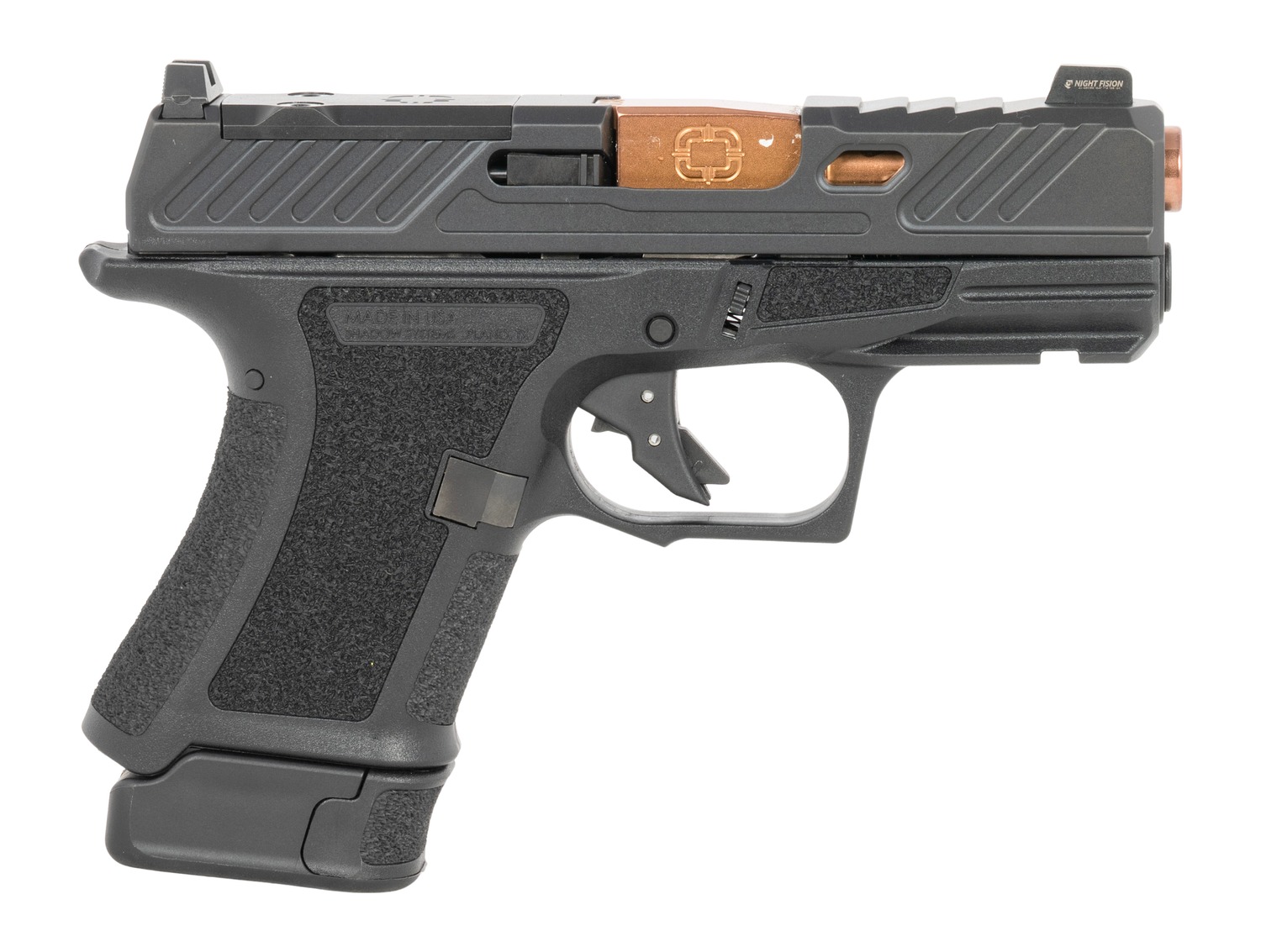 SHADOW SS-4011-B BLEM CR920 ELT 9MM BLK/BRZ