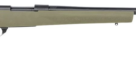 Howa HGR25CRHBG 1500 Hogue 25 Creedmoor 5+1 24" Matte Black Threaded Steel Barrel, Drilled & Tapped Receiver, Green Hogue OverMolded Synthetic Stock, Right Hand